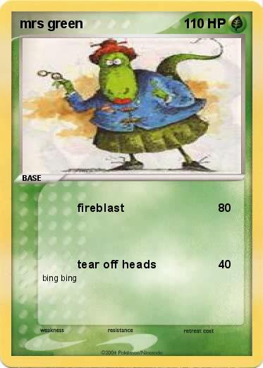 Pokemon mrs green