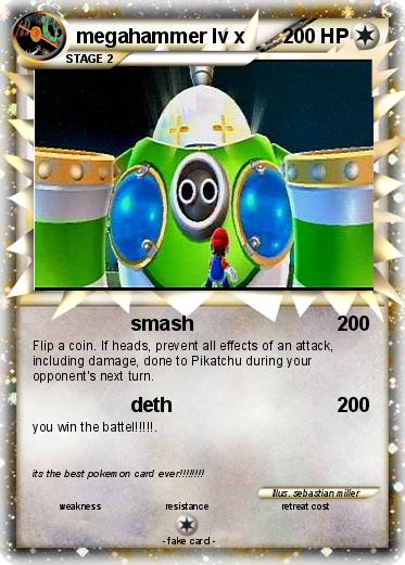 Pokemon megahammer lv x