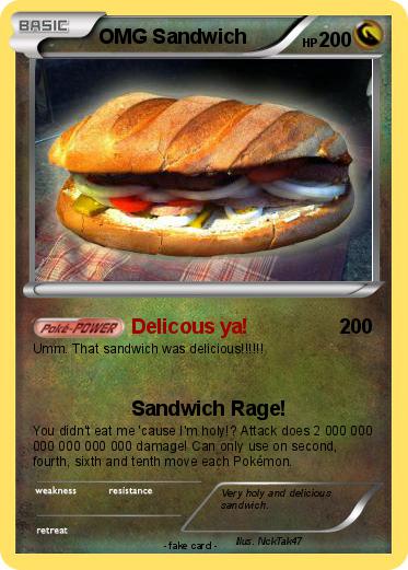 Pokemon OMG Sandwich