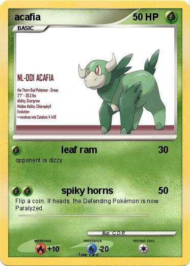 Pokemon acafia
