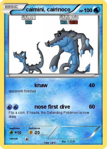 Pokemon caimini, cairinoco