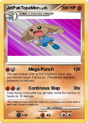 Pokemon JetPakTopaMon