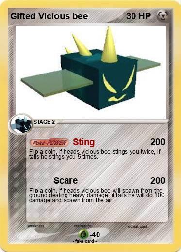 Pokemon Gifted Vicious bee