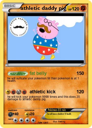 Pokemon athletic daddy pig