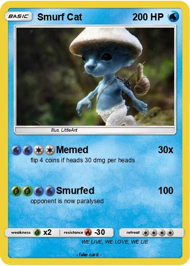 Pokemon Smurf Cat