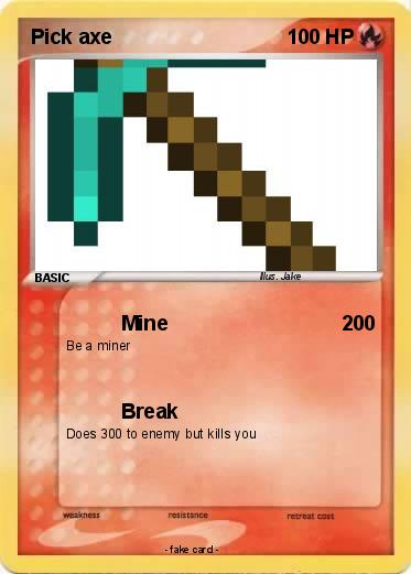 Pokemon Pick axe