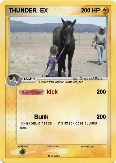 Pokemon THUNDER  EX