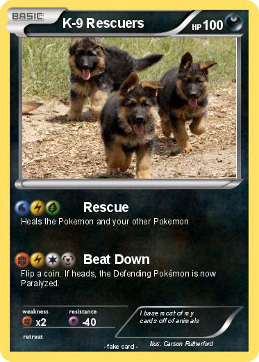 Pokemon K-9 Rescuers