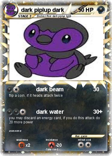 Pokemon dark piplup dark