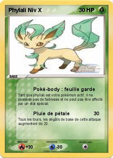Pokemon Phylali Niv X