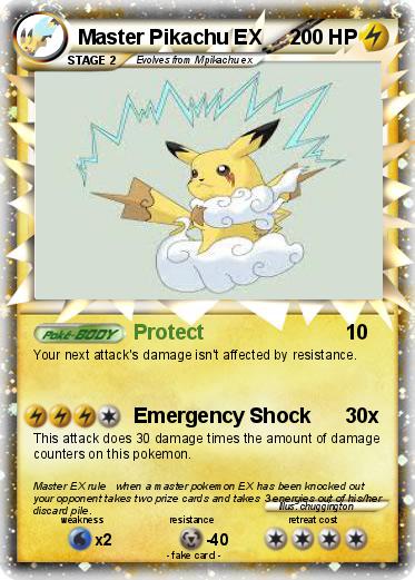 Pokemon Master Pikachu EX