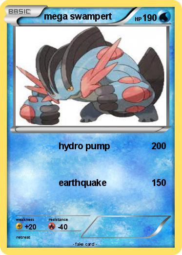 Pokemon mega swampert