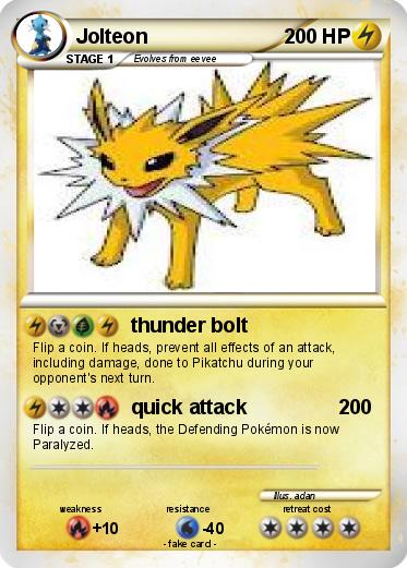 Pokemon Jolteon