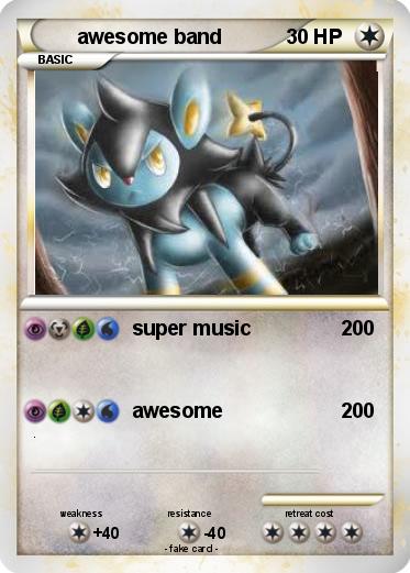 Pokemon awesome band