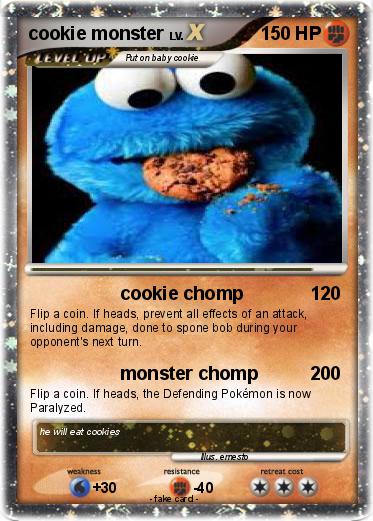 Pokemon cookie monster