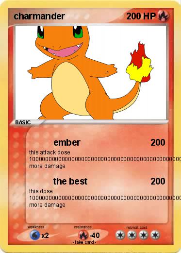 Pokemon charmander