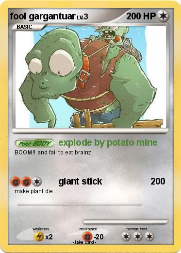Pokemon fool gargantuar