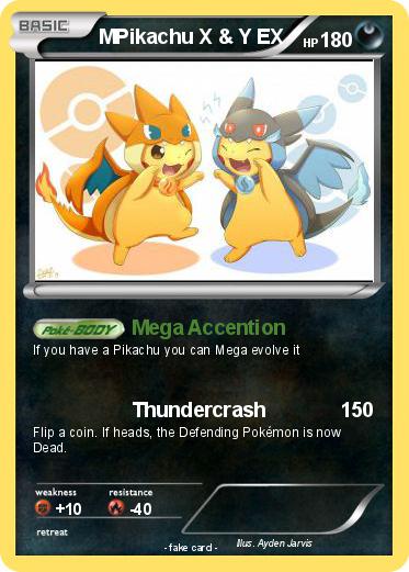Pokemon MPikachu X & Y EX