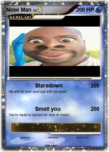 Pokemon Nose Man