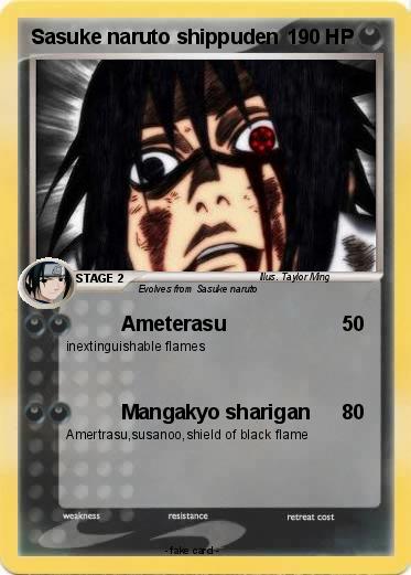 Pokemon Sasuke naruto shippuden