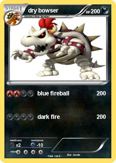 Pokemon dry bowser