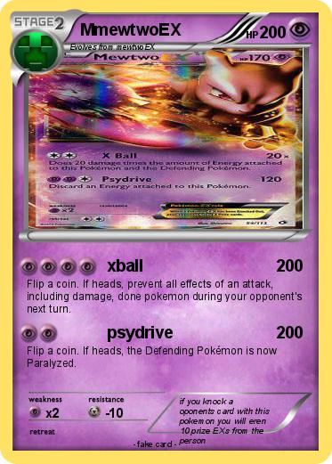 Pokemon MmewtwoEX