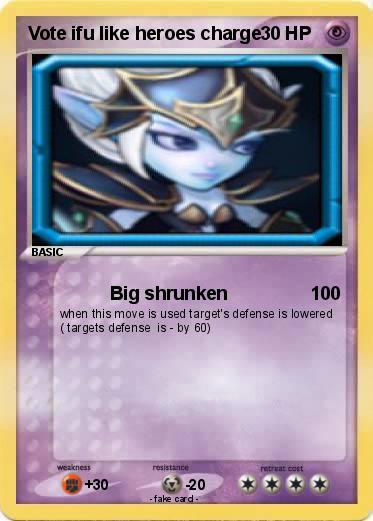 Pokemon Vote ifu like heroes charge