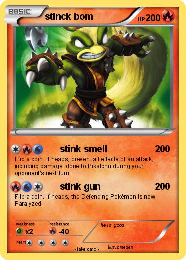 Pokemon stinck bom