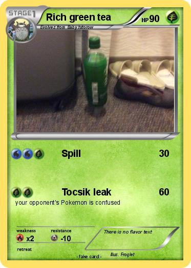 Pokemon Rich green tea
