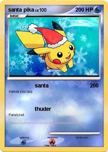 Pokemon santa pika