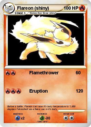 Pokemon Flareon (shiny)