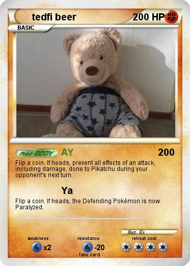 Pokemon tedfi beer