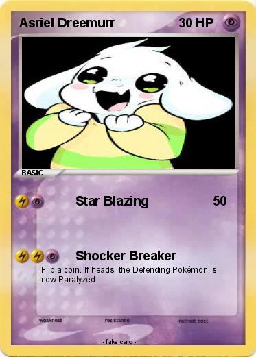 Pokemon Asriel Dreemurr