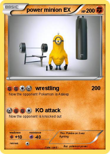 Pokemon power minion EX