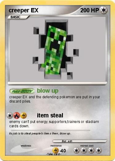 Pokemon creeper EX