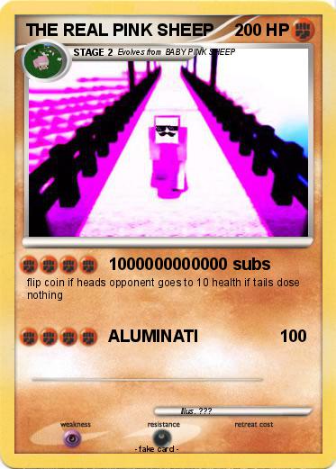 Pokemon THE REAL PINK SHEEP