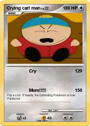 Pokemon Crying cart man