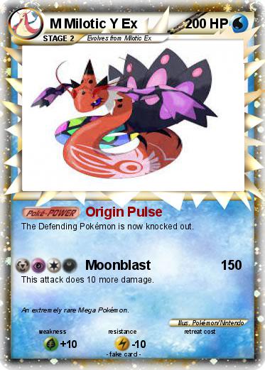 Pokemon M Milotic Y Ex