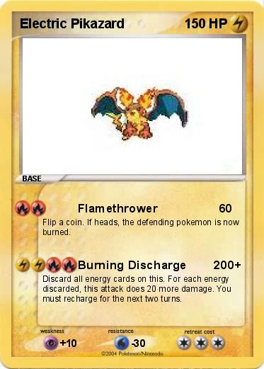Pokemon Electric Pikazard