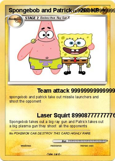 Pokemon Spongebob and Patrick