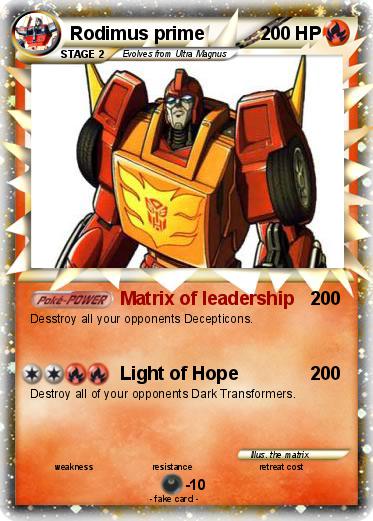 Pokemon Rodimus prime
