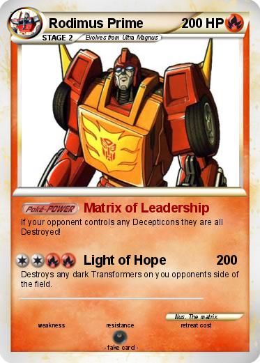 Pokemon Rodimus Prime