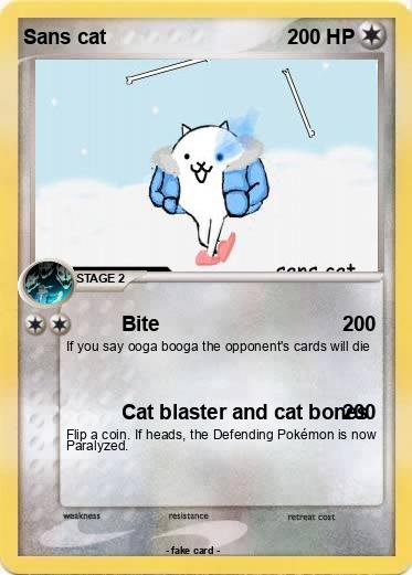 Pokemon Sans cat