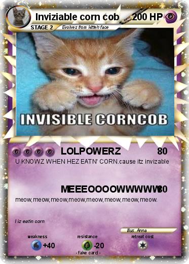 Pokemon Inviziable corn cob