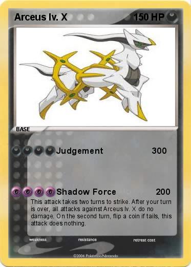 Pokemon Arceus lv. X