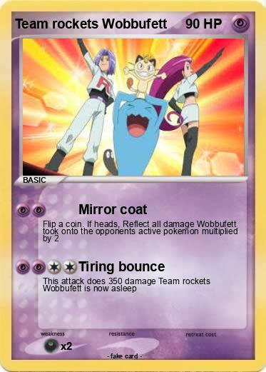 Pokemon Team rockets Wobbufett
