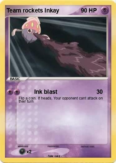 Pokemon Team rockets Inkay