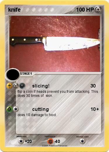 Pokemon knife