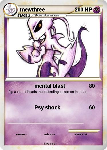Pokemon mewthree