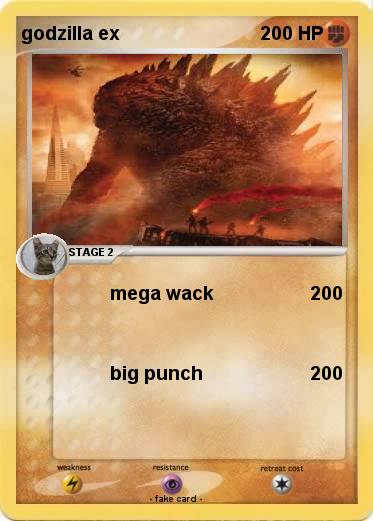 Pokemon godzilla ex